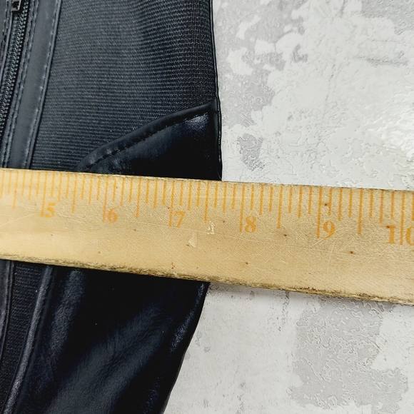 New BareTraps Women's Black Faux Leather Riding Boots F206 - Picture 10 of 12